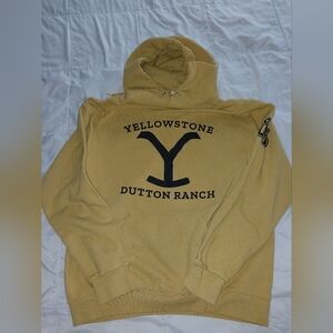 Yellowstone Dutton Ranch Tan Hoodie